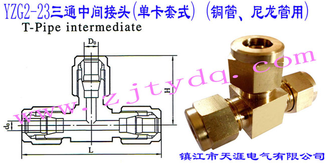 YZG2-23ͨg^(οʽ) (~)T-pipe Intermediate Connector