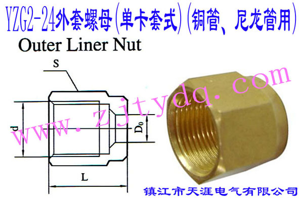 YZG2-24ĸ(οʽ)(~)Outer Liner Nut