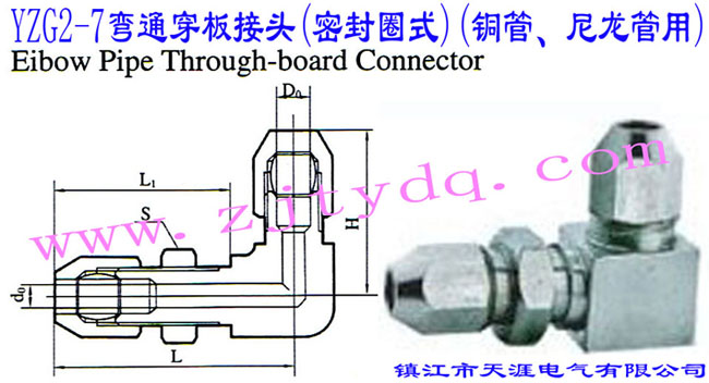 YZG2-7ͨ^(ܷȦʽ)(~)Elbow Pipe Through-board Connector